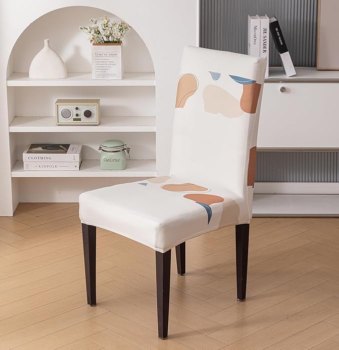 Elastic Chair Cover Stretch Removable (Beige Pills)