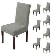 Stretchy Universal Jacquard Waterproof Chair Cover (Dark Grey)