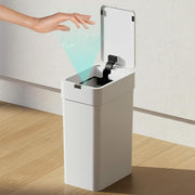 Automatic Touchless 9L Motion Sensor Trash Can – Waterproof Smart Dustbin for Home & Office (White)