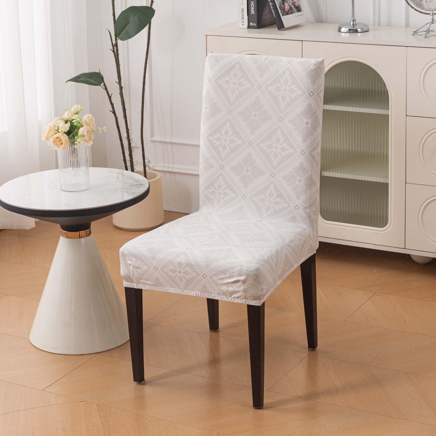Elastic Chair Cover Stretch Removable Washable  (Desert Ikat)