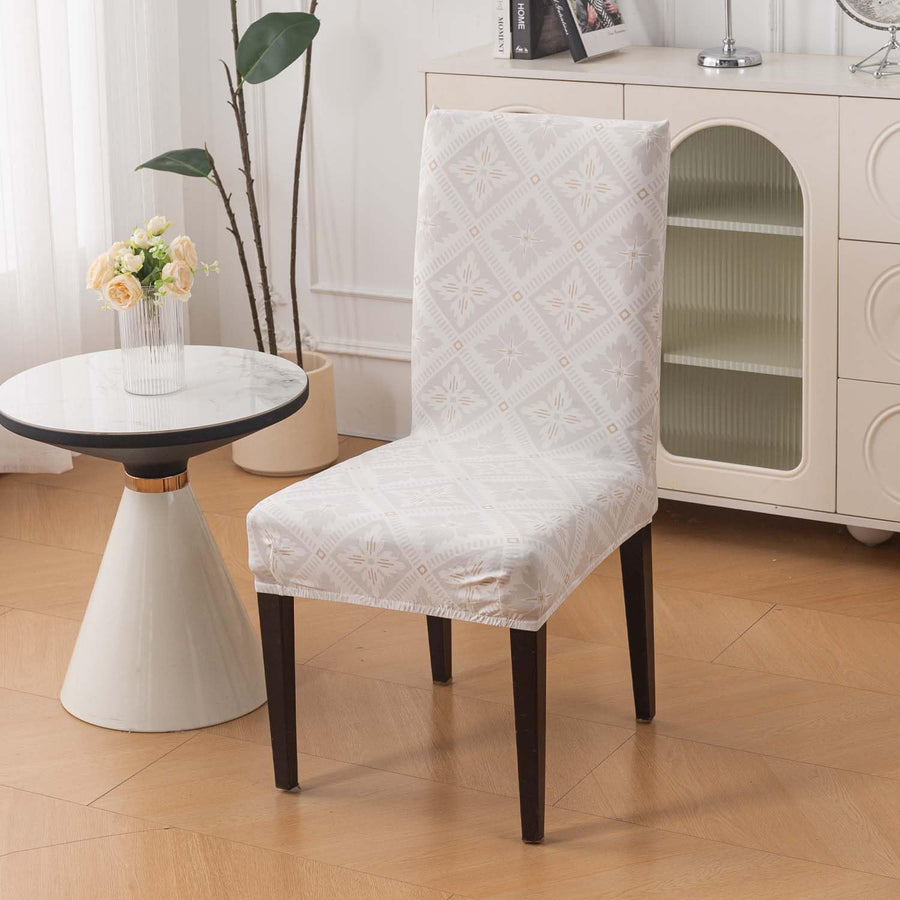 Elastic Chair Cover Stretch Removable Washable  (Desert Ikat)
