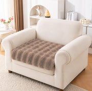 Rabbit Plush Sofa Cover Mat One Seater - Sage
