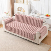Rabbit Plush Sofa Cover Design - Pink