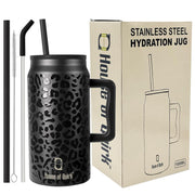 1500ML Mug Tumbler with Handle and Straw Lid