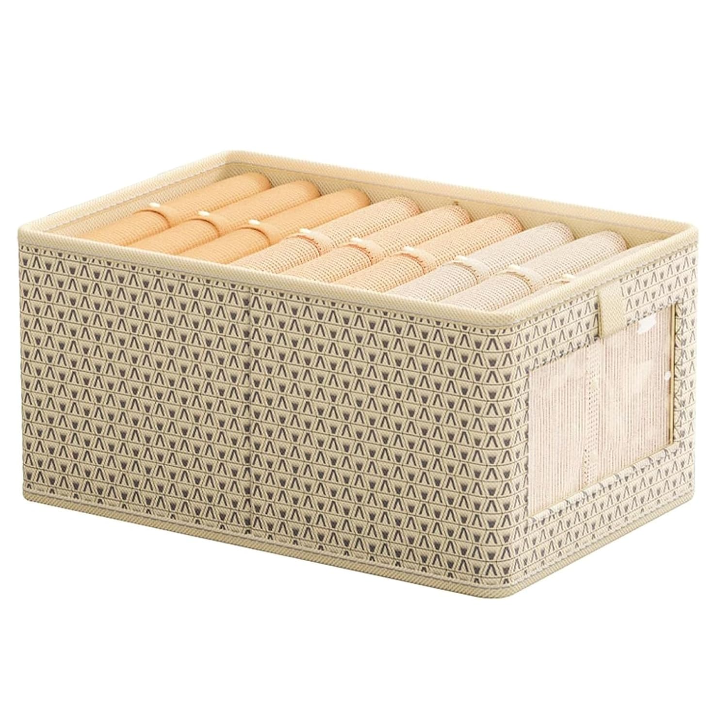 Durable and Versatile Closet Organizers-Beige Print