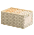 Durable and Versatile Closet Organizers-Beige Print