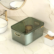 Acrylic Transparent Open Lid Large Decorative Tray
