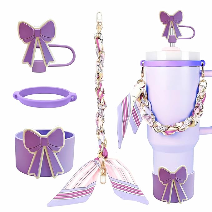 4-Piece Tumbler Accessory Set (Fits 40oz/30oz, Tumbler Not Included)