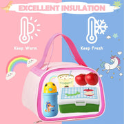 Insulated Reusable Lunch Bag Tote Bag