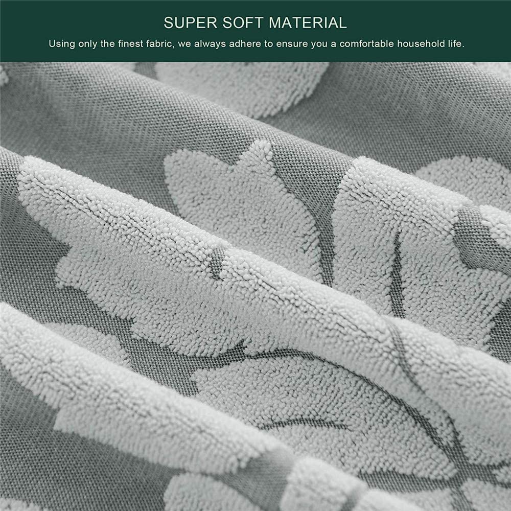 Jacquard Damask Sofa Slipcovers (Pastel Green)