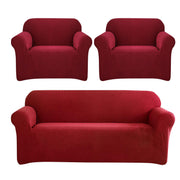 Universal Fleece Fabric Sofa Cover 3 + 1 + 1 Seater