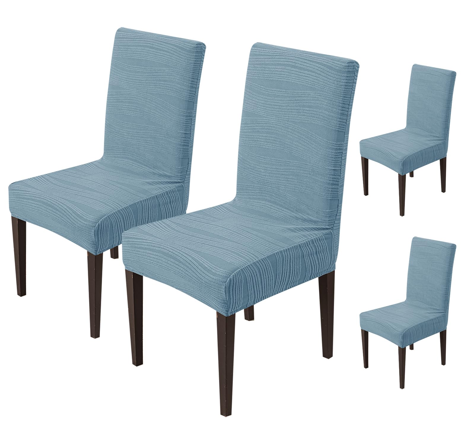 Stretchy Universal Jacquard Waterproof Chair Cover (Light Blue)