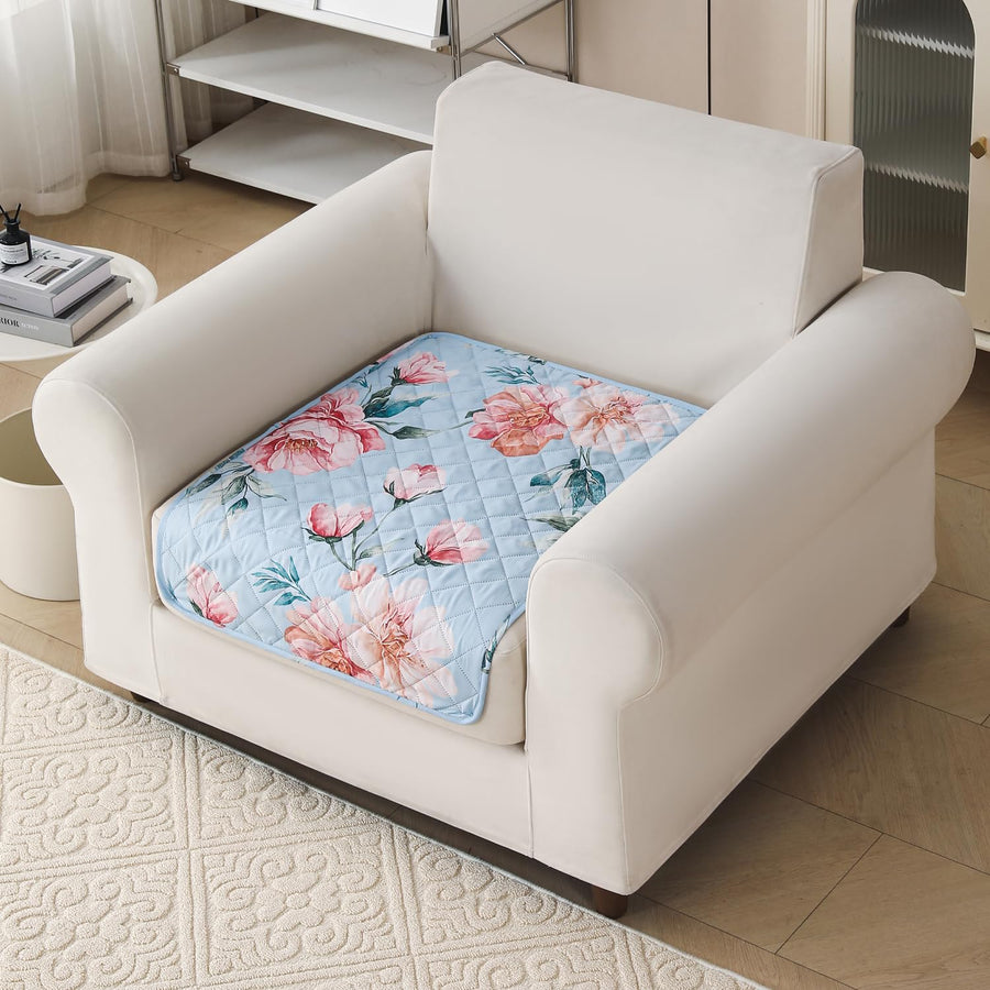'Gulnaar Series' Printed Quilted Sofa Cover