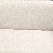 Universal Stretchable Sofa Cover-Beige/White Triangle