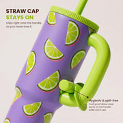 1200ml Insulated Stainless Steel Tumbler with Handle (Printed)