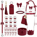 6-Piece Tumbler Accessories Set – Bow Pink | 40oz & 30oz | Tumbler Not Included