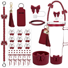 6-Piece Tumbler Accessories Set – Bow Pink | 40oz & 30oz | Tumbler Not Included