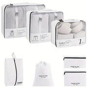 7 pieces Travel Organizer Packing Cubes Lightweight Travel Luggage