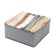 Set of 6 Foldable Storage Box Drawer Divider Organizer Basket Bins
