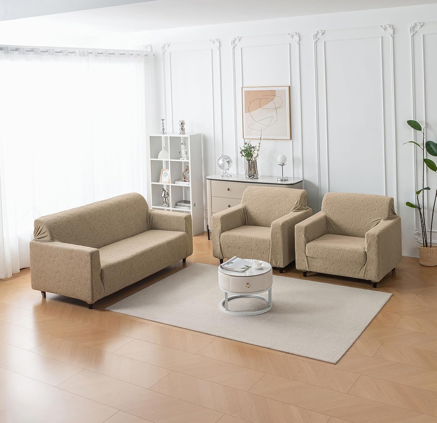 Universal Jacquard Stretchable Sofa Cover (3+1+1)