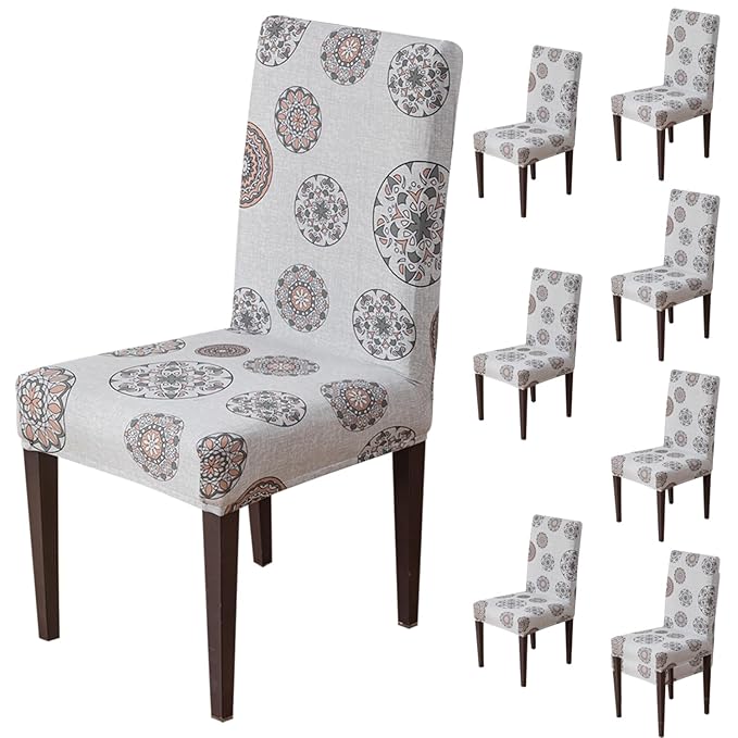 Elastic Chair Cover Stretch Removable Washable (Bronze Chakra)