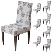 Elastic Chair Cover Stretch Removable Washable (Bronze Chakra)