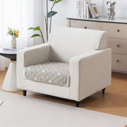 Printed Quilted Sofa Cover for 1/2/3/4 Seater Anti-Slip- Neem Buti