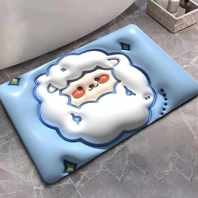 3D Shaped Bath Mat