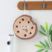 Cokkie Shaped Hanging Towels Set of 2 (Brown)