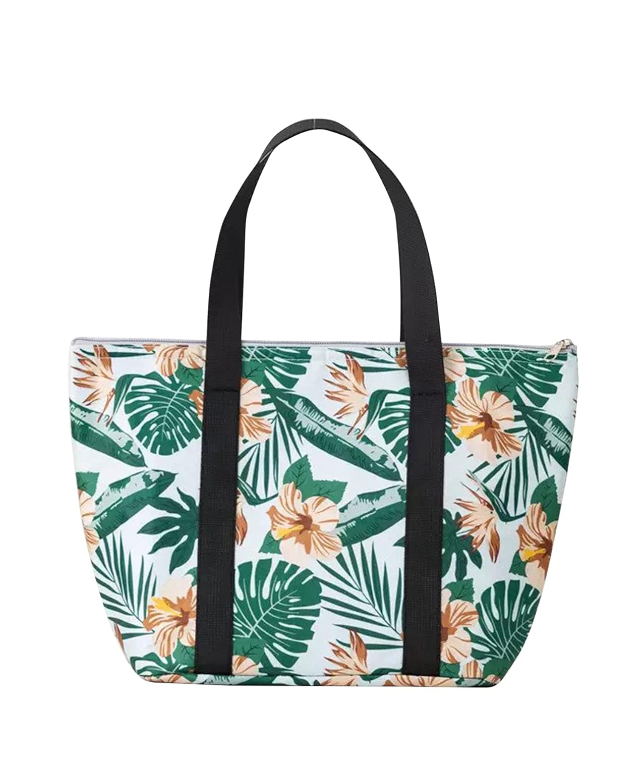 Reusable Linen Lunch Bag with Aluminum Foil