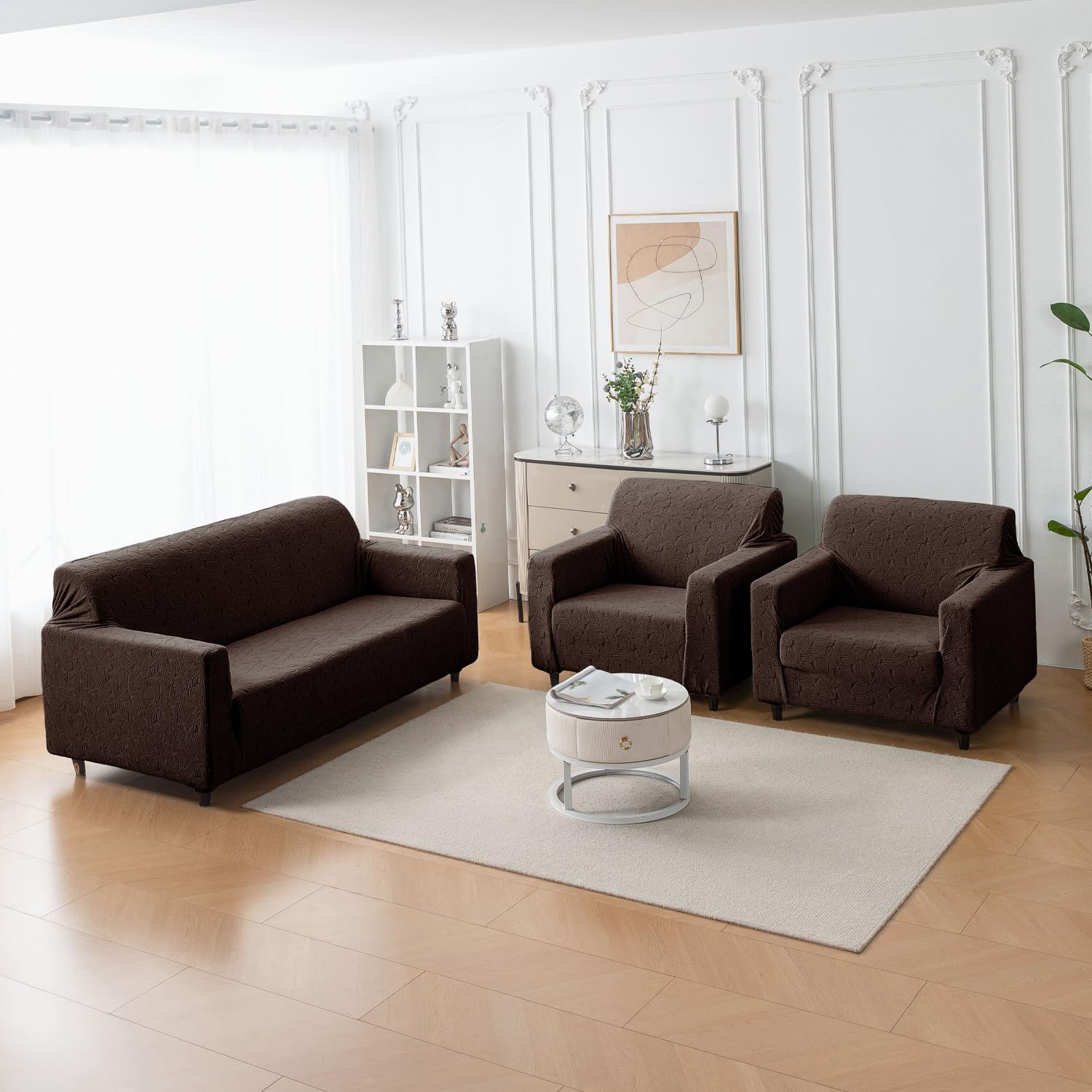 Universal Jacquard Stretchable Sofa Cover (3+1+1)