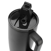 1200ML Stainless Steel Tumbler with Handle and 2 Straw Flip Lid Hot & Cold Bottle