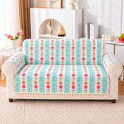 AAGAN Series 1 Seater Sofa Cover Set with Frill - Rimjhim