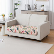 Printed Quilted Sofa Cover for 1/2/3/4 Seater Anti-Slip-Royal Peacock