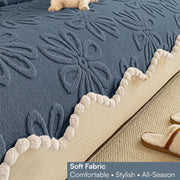 Kinaara Luxury Chenille Sofa Mat - Grey