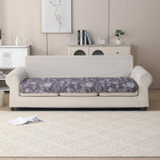 'Gulnaar Series' Printed Quilted Sofa Cover for 1/2/3/4 Seater – Anti-Slip (Walnut Noir)