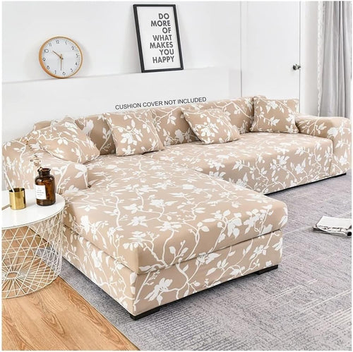 2 Pcs Universal Sectional 140 Gsm Sofa Covers L- Shape (185-230 cm)