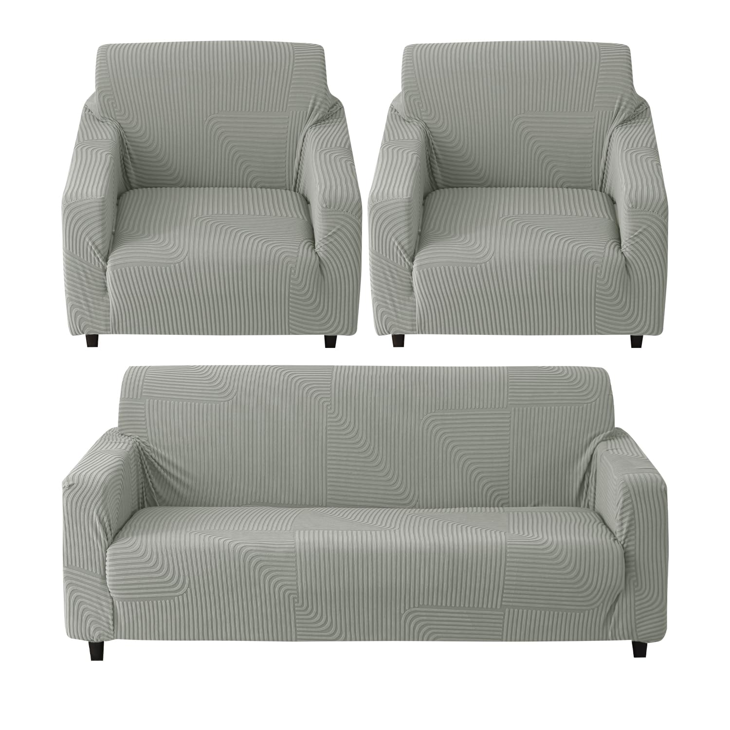 Universal Jacquard Waterproof Thickened Fabric Sofa Cover 3 + 1 + 1 Seater