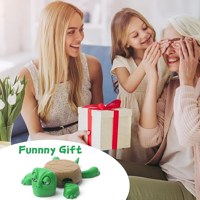 Turtle Coasters – Funny 3D Cup Coaster,Turtle Design (Green/Brown)