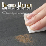 Absorbent Quick Dry Bath Mat - Thin Bathroom Rugs Non Slip, Flat, Fast Drying (Bear, Brown/White Check)