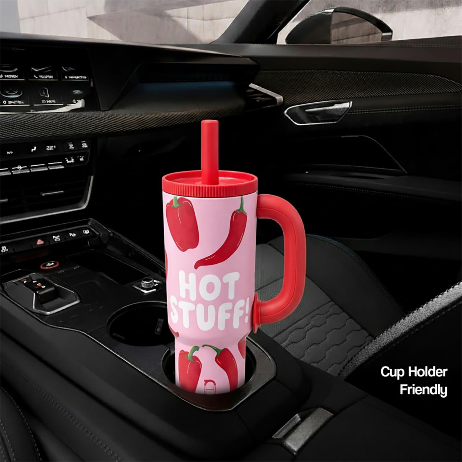 1200ml Insulated Stainless Steel Tumbler with Handle (Printed)