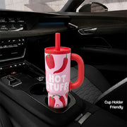 1200ml Insulated Stainless Steel Tumbler with Handle (Printed)