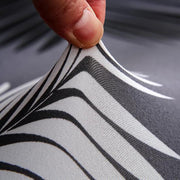 Printed Sofa Cover - Dark Grey Fern