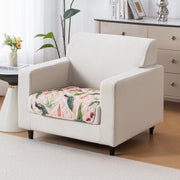 Printed Quilted Sofa Cover for 1/2/3/4 Seater Anti-Slip-Royal Peacock