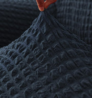 Bubble Frill Couch Cover-Grey
