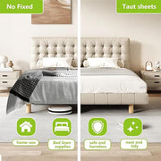 Bed Sheet Holders – Set of 4 Fitted Sheet Corner Locks (Small)