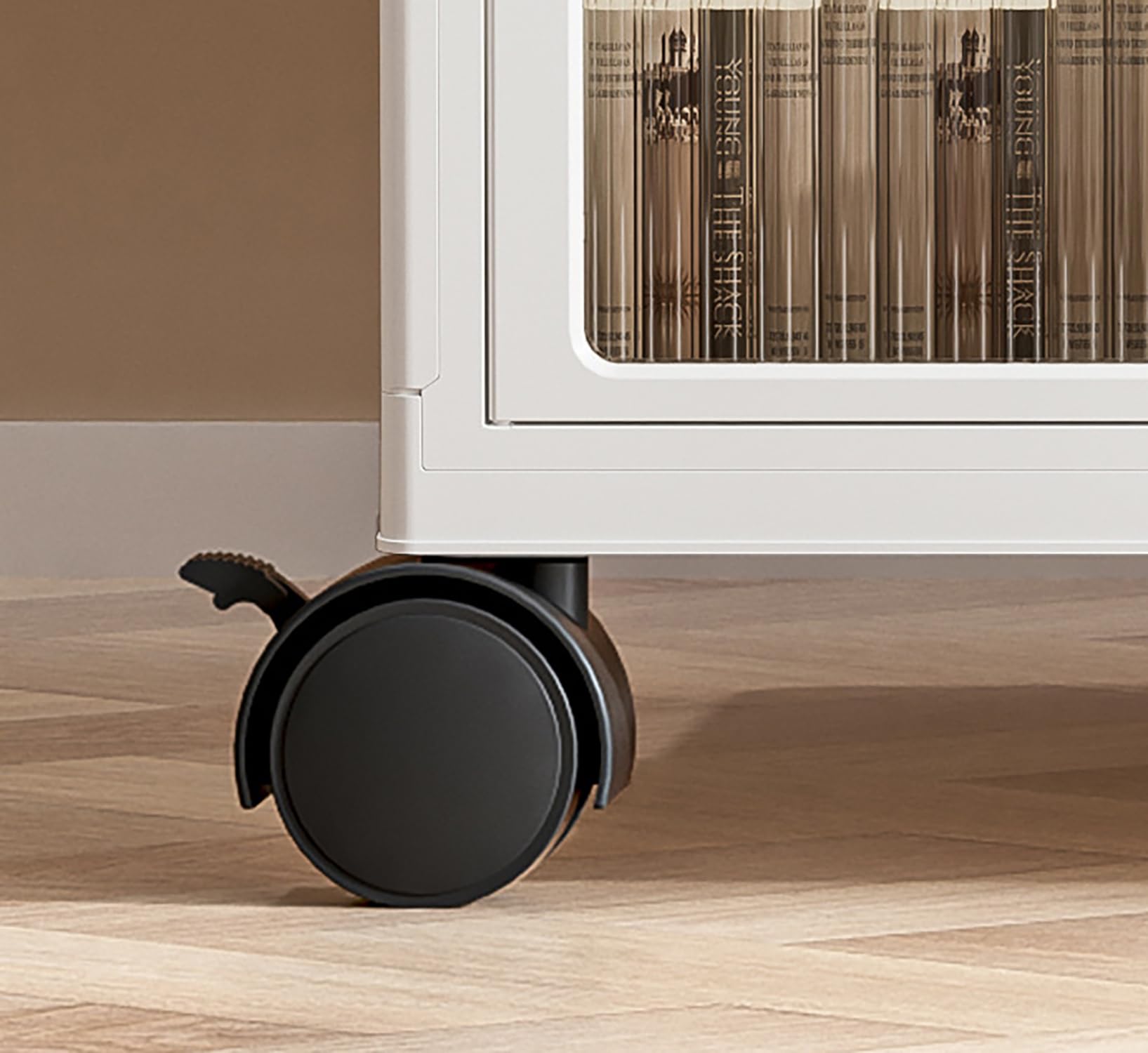 Foldable Storage Box Cabinet Wardrobe Organizer with Wheels