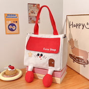 3D Leg Insulated Lunch Bag, Cute Thermal Lunch Tote, Large Capacity Meal Bag