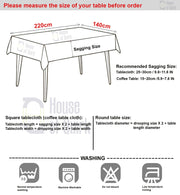 Dining Chair Cover With Table Covers (Black Triangle, 1 Table Cover + 6 Chair Cover)
