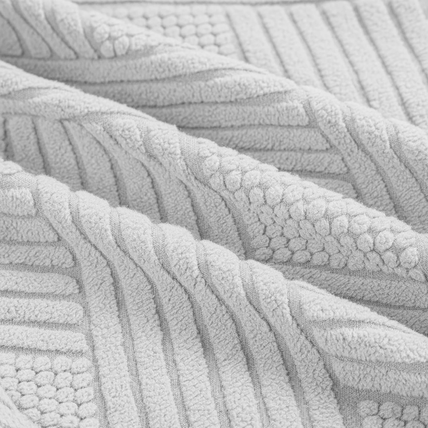 Universal Fit Elegant Jacquard Chair Cover – 220 GSM Stretch Fabric (Grey)